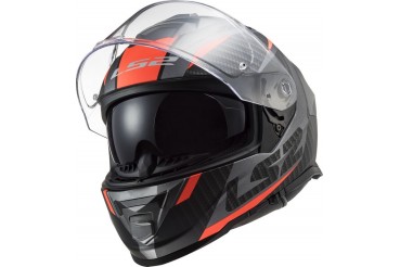 FF800 Storm Racer Titanium Fluo Orange | LS2