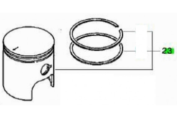 Piston CPL 53,98mm | APRILIA