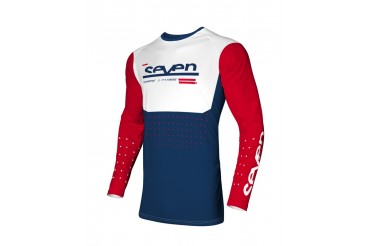 Maillot VOX Aperture - Rouge / Navy | SEVEN MX