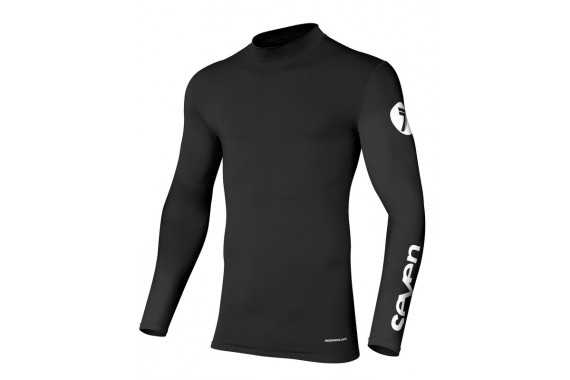 Maillot ZERO Staple Compression - Noir | SEVEN MX